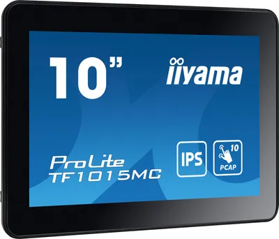 Produktbild von iiyama ProLite TF1015MC-B3 - LCD-Monitor - 25.7 cm (10.1") - offener Rahmen - Touchscreen - 1280 x 800 WXGA - IPS - 500 cd/m² - 800:1 - 29 ms - HDMI, VGA, DisplayPort - Schwarz