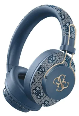 Obrázek produktu pro Guess Metal 4G Logo - bezdrátová sluchátka do uší ENC Bluetooth (modrá)