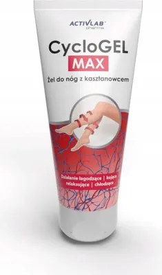 Zdjęcie produktu dla Cyclogel Max Żel do pielęgnacji nóg z kasztanowcem Activlab Pharma