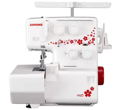 Obrázok produktu pre Overlock JANOME 990D + 4 pätky