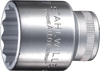Produktbild von Steckschlüsseleinsatz 50 1/2 Zoll 12-kant SW 27mm L.45mm STAHLWILLE