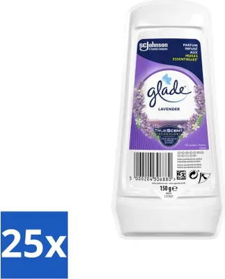 Immagine prodotto di Glade - Gel - Tranquillo Lavanda e Aloe - 150 g - confezione risparmio - 25 pezzi