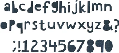 Produktbild von Sizzix 662708 Schneidevorlagen-Set Alphabet 2