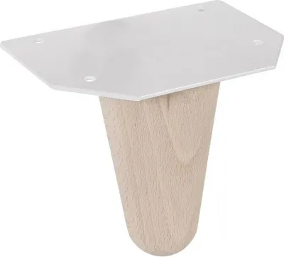 Immagine prodotto di Gamba per mobili in legno di faggio 100 mm - al pezzo