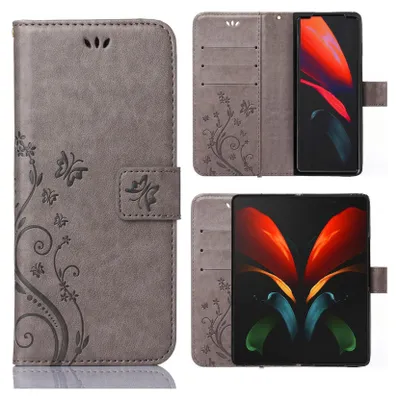 Collage of a phone case and a foldable phone.