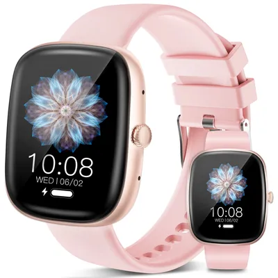 Produktbild von Smartwatch Damen mit Telefonfunktion，1.83" Zoll Touchscreen Fitnessuhr，IP67 Wasserdichte Sportuhr