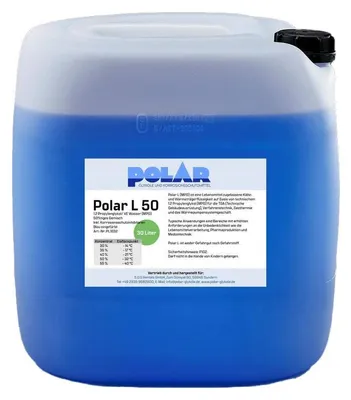Produktbild von Polar L-MPG Glykol Frostschutzmittel, Propylenglykol 50% Gemisch 30 Liter