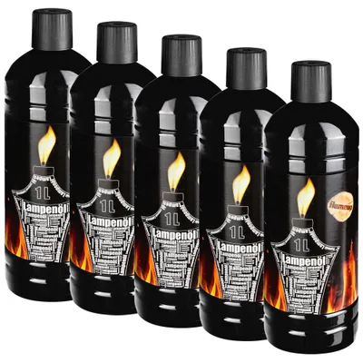 Produktbild von Lampenoel Lampenöl Petroleum Lampe Garten Oel Fackeln Fackel Laterne Öl Innen Camping 5 Liter Flasche Outdoor Oil Öllampe flüssig Gartenfackeln Flameup