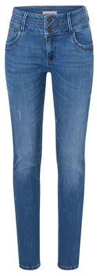 Produktbild von Timezone Damen Slim Enyatz Freizeithose, Ultra Bright Blue Wash, 25W 30L EU