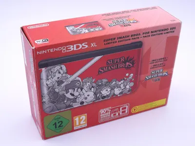 Obrázek produktu pro Nintendo 3DS XL - Super Smash Bros Edition, New Nintendo 3DS XL, Červená, Analogový/digitální, Směrový kříž, LCD, 11,9 cm (4.68")