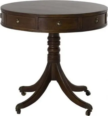 Produktbild von Casa Padrino Luxus Art Deco Designer Eichenholz Beistelltisch 80 x H. 74 cm - Luxus Tisch