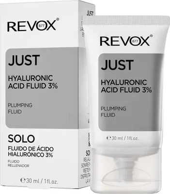 Produktbild von Revox B77, Just, Hyaluronic Acid 3%, Moisturizing, Fluid, For Face, 30 ml