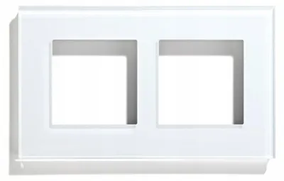 Produktbild von WEISSER 2-Feld-Glasrahmen für das RTX SH-System