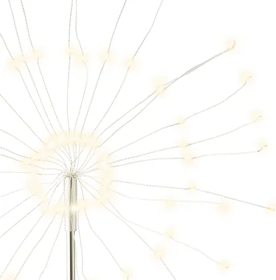Zdjęcie produktu dla Słoneczne oświetlenie prętowe z 90 diodami LED na zewnątrz 90 cm metal ciepły biały