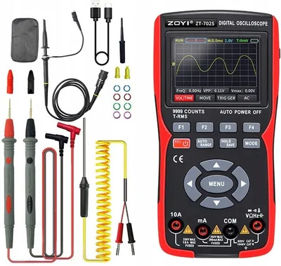 Obrázok produktu pre Digitálny multimeter 2 v 1, meracie zariadenie ZOYI ZT-702S, 10 MHz sonda