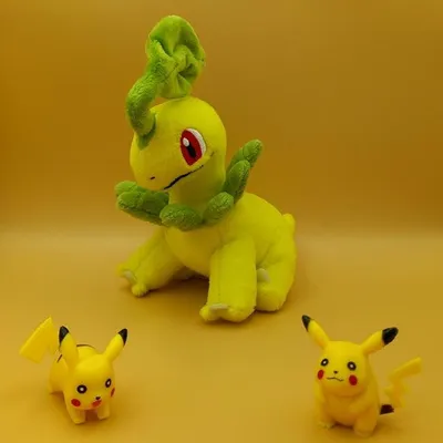 Produktbild von Pokemon Lorblatt Kuscheltier - 14 cm Plüschtier Bayleef