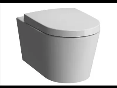 Produktbild von VITRA 5176B003-0101 Tiefspüler-Wand-WC Nest VitrA Flush