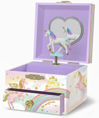 Produktbild von Giggle and Honey Schmuck Musikbox - magisches Einhorn - Schmuckkästchen