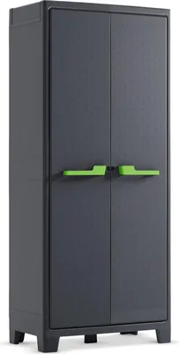 Produktbild von Keter Lagerschrank mit Einlegeböden Moby Graphitgrau 182 cm