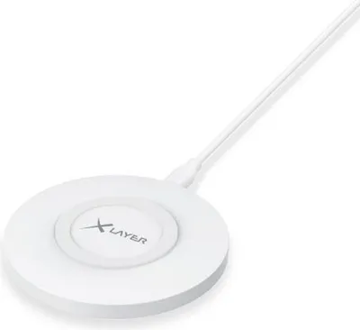 Zdjęcie produktu dla Stacja ładująca Wireless Charging Pad Basic 10 W z certyfikatem Qi, biała