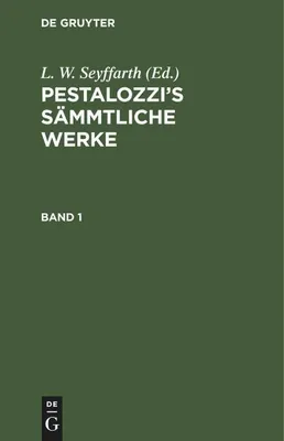 Produktbild von Pestalozzi's Sämmtliche Werke. Band 1