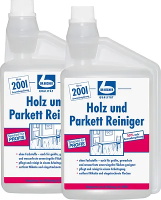 Produktbild von Dr. Becher Holz und Parkett Reiniger 1L (2er Pack)