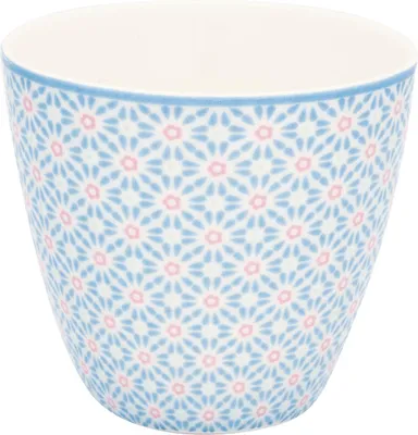 Produktbild von Greengate Suzette Latte Cup pale blue 0,35l