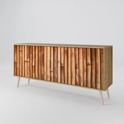 Immagine prodotto di Spacerebels cassettiera a 3 ante - credenza cassettiera - credenza alta - mobile armadio - soggiorno camera da letto - 57,5×164,5×42 (HxLxP)