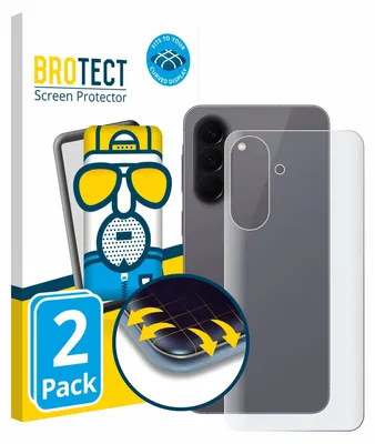 Produktbild von 2x BROTECT Fullscreen Schutzfolie für Samsung Galaxy A57 5G (Rückseite) Displayschutz Folie Fullcover Matt Entspiegelungsfolie