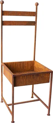 Produktbild von Stuhl zum Bepflanzen Rost Gartendeko Edelrost 114cm rostige Gartendeko