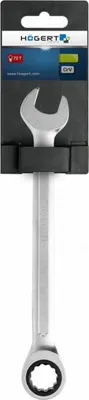 Produktbild von Hogert Technik Ratschen-Ringgabelschlüssel HT1R011 Chrom-Vanadium-Stahl 88g