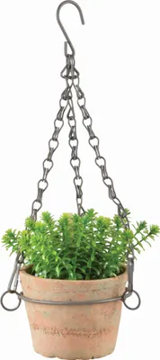 Produktbild von Esschert Design Vintage Terracottatopf mit Kette