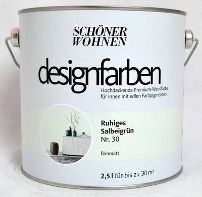 Produktbild von SCHÖNER WOHNEN Designfarbe Ruhiges Salbeigrün feinmatt