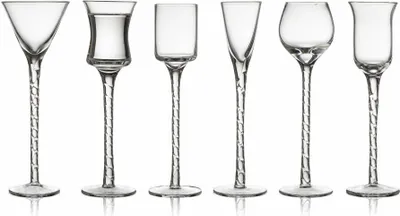 Produktbild von Lyngby Glas Schnapsglas Rom 6er Set, Stielgläser, Glas, Klar, 18 cm, 27585
