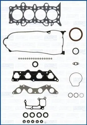 Produktbild von AJUSA 50204600 Motor-Dichtungsvollsatz Dichtsatz für HONDA Jazz II Schrägheck (GD, GE3, GE2) CIVIC VII Hatchback (EU, EP, EV) CIVIC VII Coupe (EM2)