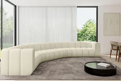 Produktbild von ALTDECOR Modulares Sofa Ecksofa in U-Form - Lazro-U1 - 373x373x70 cm Beige - Corner modular Sofa Eckcouch Couch Wohnlandschaft Cauchsofa Bodensofa Polstersofa