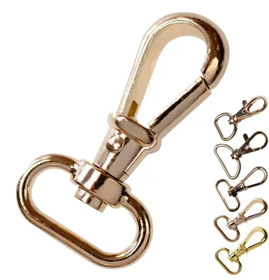 1 Bolzen-Karabiner Karabinerhaken rosegold 25x60 mm