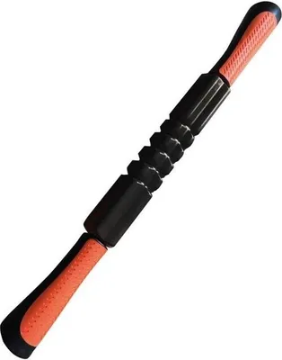 Produktbild von Toorx Fitness Massagestab - mit Griffen - Schwarz