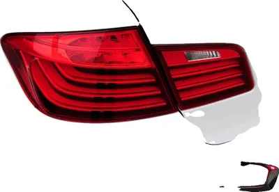 Image de BMW F10 Feu arrière à LED, clignotant dynamique, feu stop rouge à LED, A