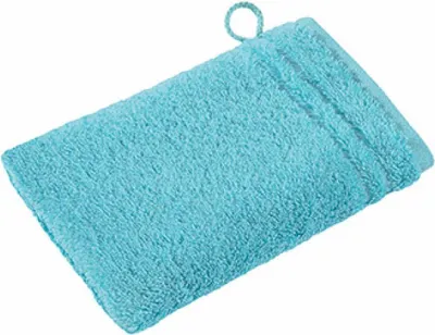 Produktbild von Vossen 116048 | Vienna Style Supersoft Waschhandschuh / 22 x 16 cm - Farbe: Light Azure - Größe: 22 x 16 cm