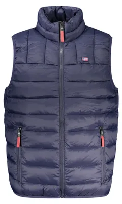 Image de Veste sans manches avec poches et détails contrastés Navy : Taille - S Taille : S