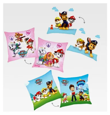 Produktbild von Paw Patrol Dekokissen, 40 x 40 cm, Polyester