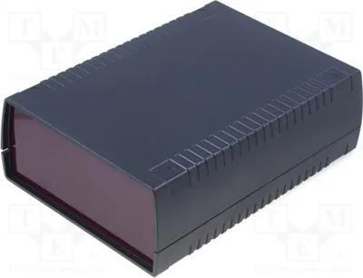Image de 1 x Boîtier : avec plaque Z : 60 mm, noir. Dimensions : X : 136 mm, Y : 185 mm. Indice de protection IP54. Boîtier Z112F