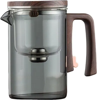 Immagine prodotto di Teiera in vetro grigio da 520 ml in vetro borosilicato