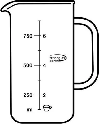 Produktbild von Trendglas Ersatzglas für 8 Tassen Kaffeebereiter