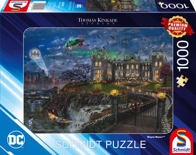 Produktbild von Thomas Kinkade Studios: DC Wayne Manor (1000 Teile)