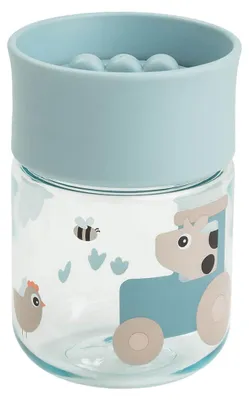 Produktbild von Done by Deer Trinklernbecher 360 Tiny Farm – Blau