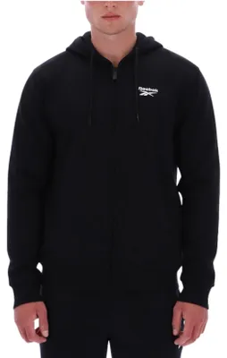 Zdjęcie produktu dla Reebok Classics Colton Small Logo Zip Pullover Black M Men Black M
