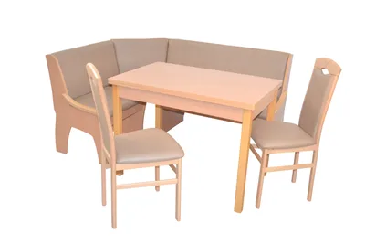 Produktbild von 4tlg. Eckbankgruppe 125x165 cm Schenkelmaß