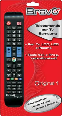 Zdjęcie produktu dla Bravo Original 1, TV, Podczerwień, Naciśnij przyciski, Czarny